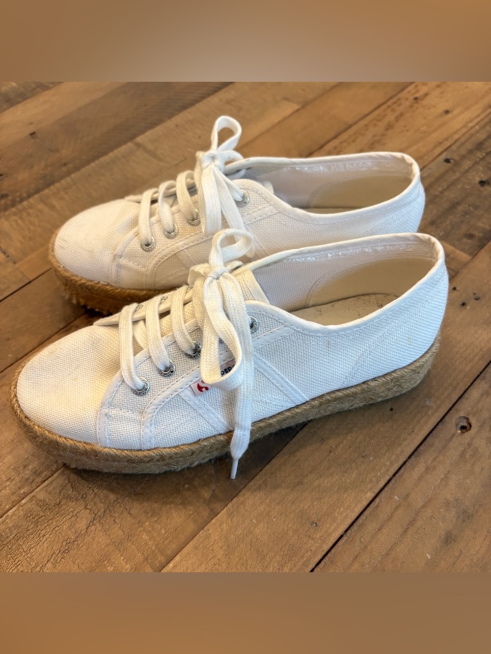 Superga Platform Espadrille Cotropew Sz 7.5 38